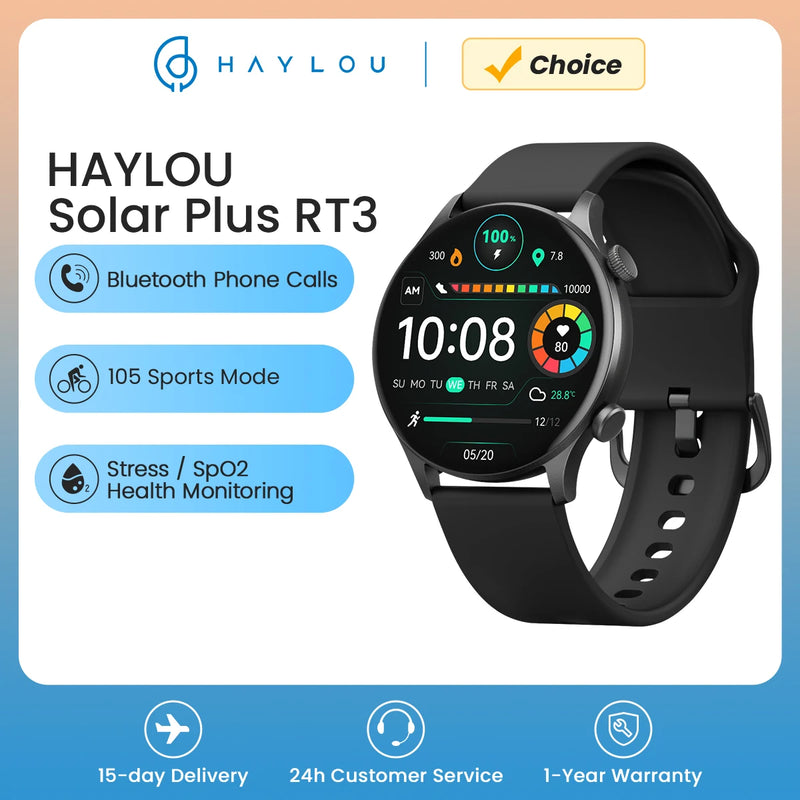 Eleve Sua Experiência de Smartwatch Haylou Solar Plus RT3